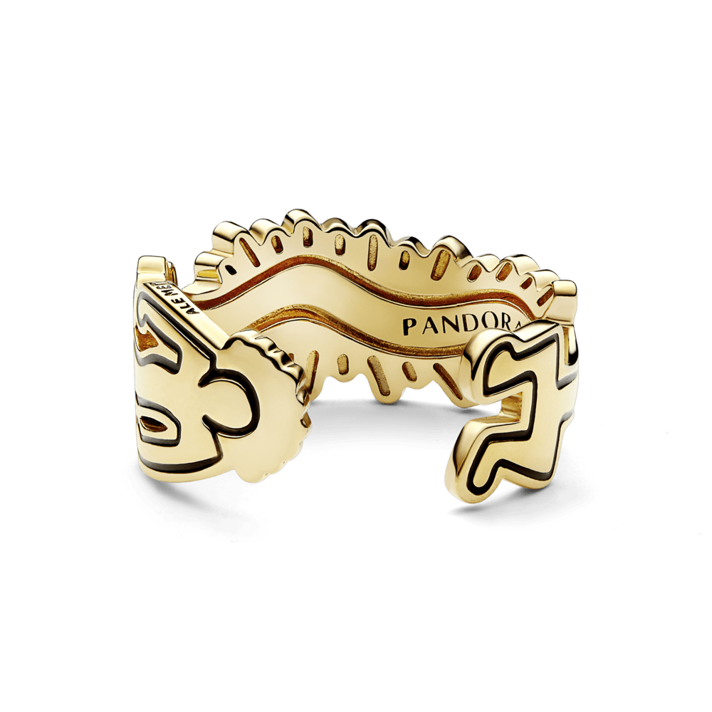 Anillo abierto Figura ondulada Keith Haring™